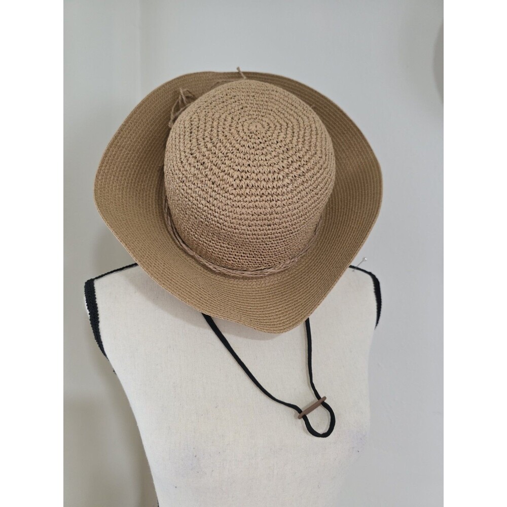 Brand New FURTALK Straw Beach Sun Hat Women’s Size M/L NiB